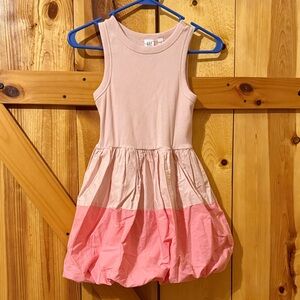 GAP Two-Tone Pink Kids Bubble Dress